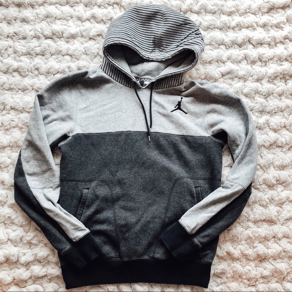 grey and black jordan hoodie bc1660